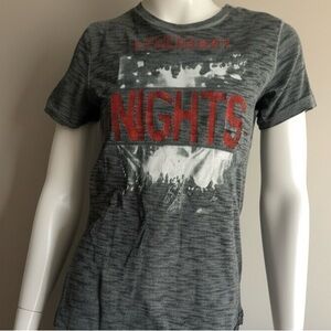 Express Gray Red Legendary Men’s Nights Tee Shirt Small